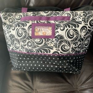 Scentsy  embroidered bag - large